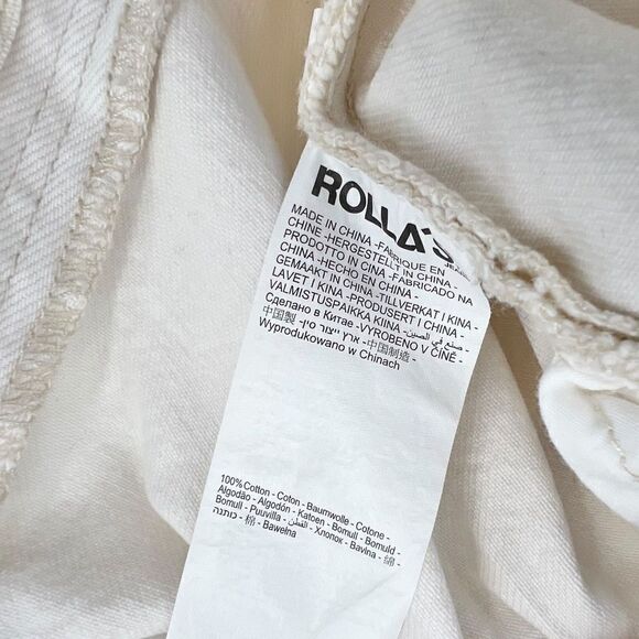 Rolla's Men's Relaxo Chop Jeans Relaxed Fit Raw Salt 32x26 - Picture 11 of 16